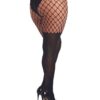 Opaque Fence-Net Pantyhose