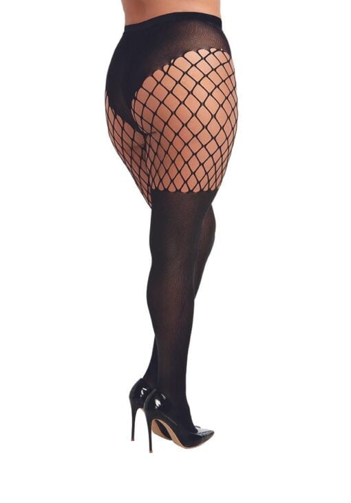 Opaque Fence-Net Pantyhose