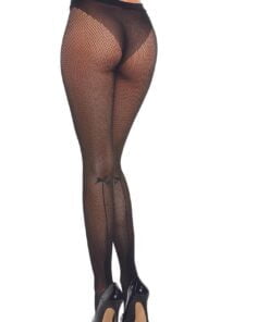 Fishnet Pantyhose With Knitted Panty