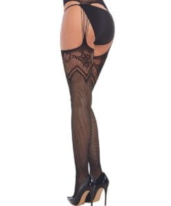 Novelty Fishnet Garter Hose