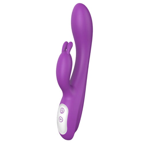 Naughty Heating Rabbit Vibrator Purple - Image 2