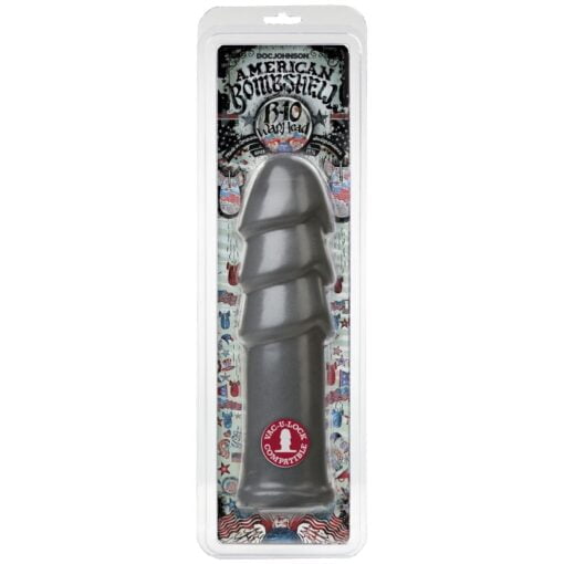 B-10 Warhead 10in Anal Dildo Gun Metal - Image 2