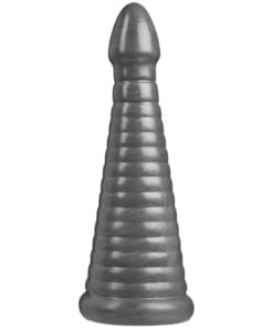 Rockeye 11in Anal Dildo Gun Metal