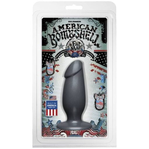 Fat Man Anal Plug Gun Metal - Image 2