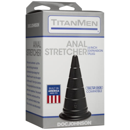 Anal Stretcher 6in Expansion Plug Black - Image 2