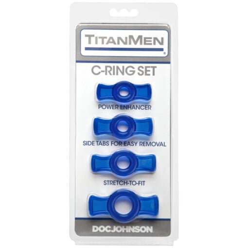 Cock Ring Set Blue - Image 2
