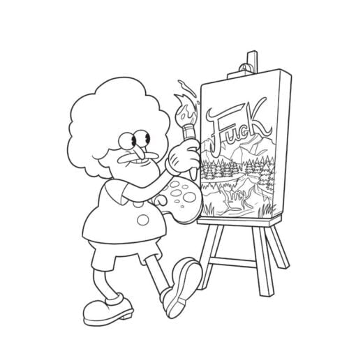 Suck My Crayon Colouring Book - Image 2