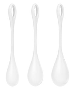 Satisfyer Yoni Power Balls 1 White 3 Pc Set