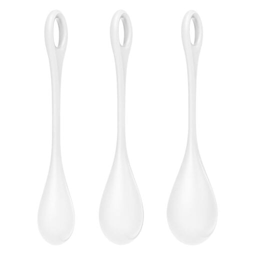 Satisfyer Yoni Power Balls 1 White 3 Pc Set