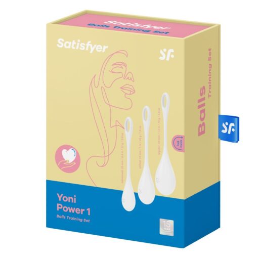Satisfyer Yoni Power Balls 1 White 3 Pc Set - Image 4