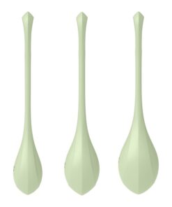 Satisfyer Yoni Power Balls 2 Green 3 Pc Set