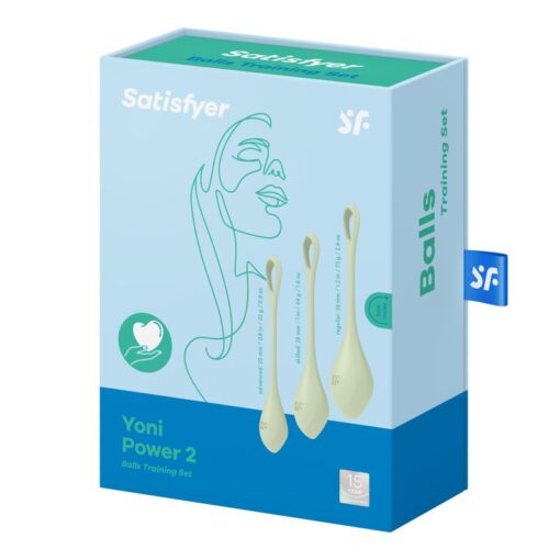 Satisfyer Yoni Power Balls 2 Green 3 Pc Set - Image 5