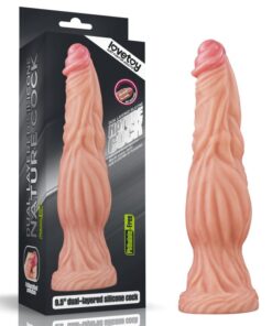 Nature Cock 9.5in Dual Layer Huge ALIEN Silicone Dildo