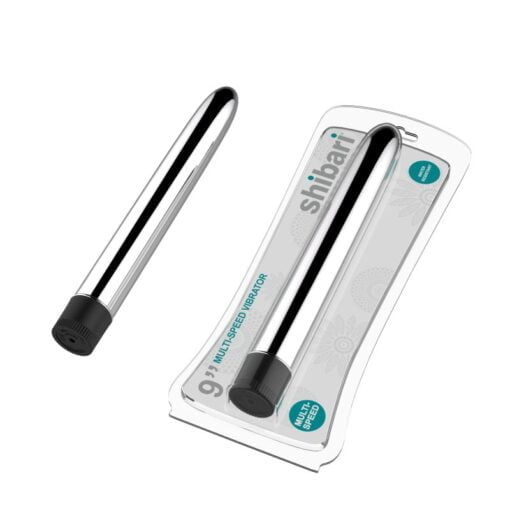 Shibari Multi-Speed Vibrator 9in Silver - Image 2