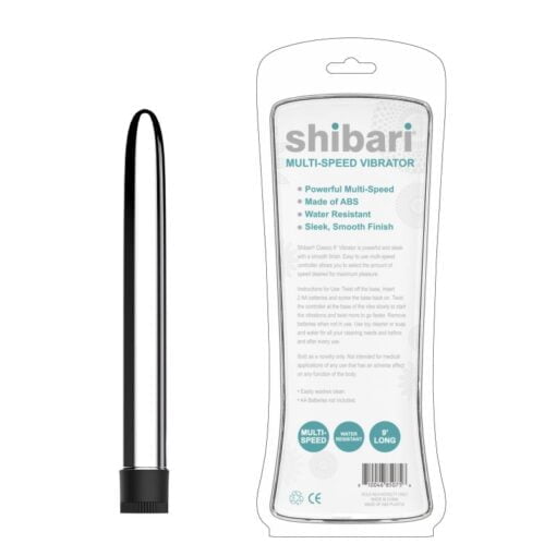 Shibari Multi-Speed Vibrator 9in Silver - Image 4