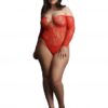 Wonder Rhinestone Bodysuit OSX - Red