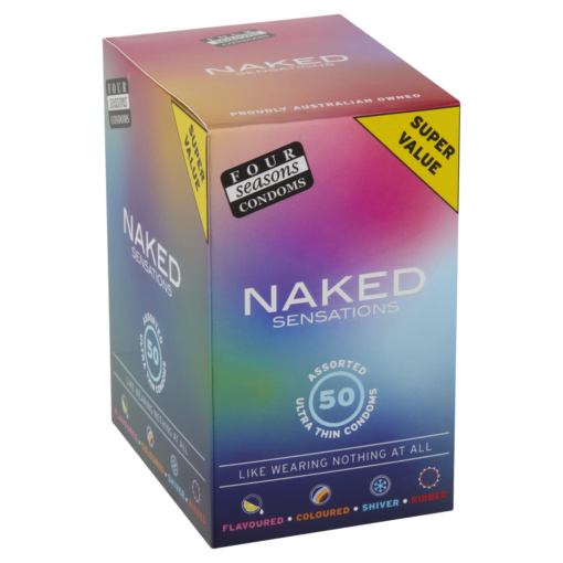 Condom Ultra Thin 50pk Naked Sensations
