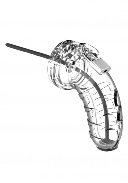 Model 16 - Chastity - 4.5" - Cage with Silicone Urethral Sounding