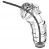 Model 17 - Chastity - 5.5" - Cage with Silicone Urethral Sounding