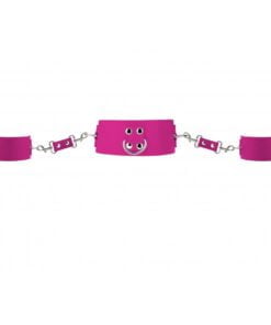 Collar with Cuffs - Pink