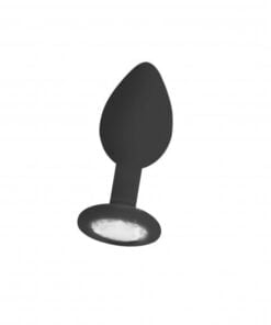 Regular Diamond Butt Plug - Black