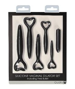 Silicone Vaginal Dilator Set - Black