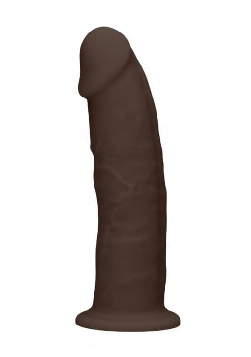 Silicone Dildo Without Balls - 19 x 2cm - Brown