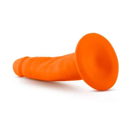 Neo Dual Density Cock 6in Neon Orange - Image 5
