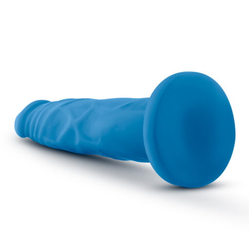 Neo Dual Density Cock 7.5in Neon Blue - Image 6