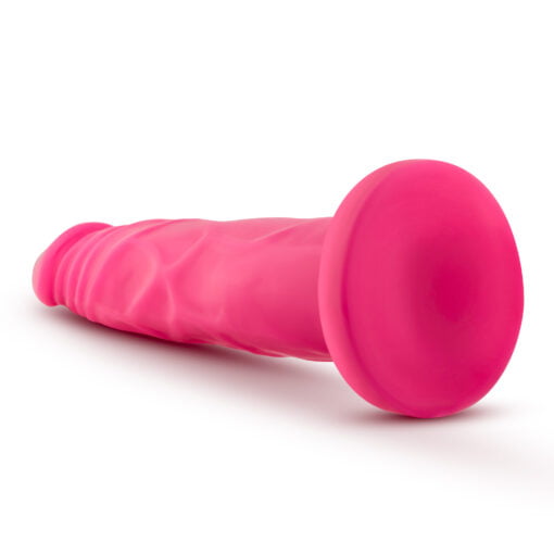 Neo Dual Density Cock 7.5in Neon Pink - Image 6