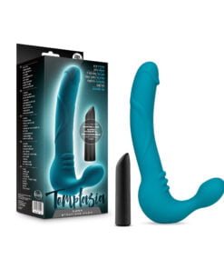 Temptasia Luna Strapless Silicone Dildo Teal