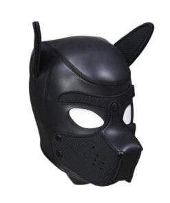 Puppy Play Mask Black