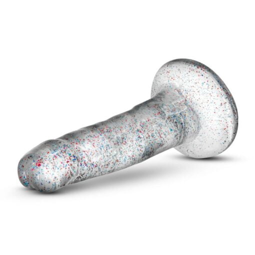 Naturally Yours Glitter Dong Clear 5.5in - Image 3