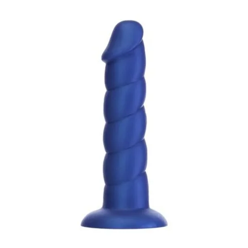 Unicorn Dildo 8in Blue - Image 3