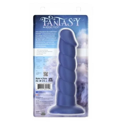 Unicorn Dildo 8in Blue - Image 5