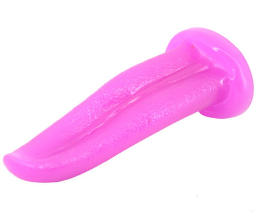Tongue Shape Anal Plug Purple - Image 2
