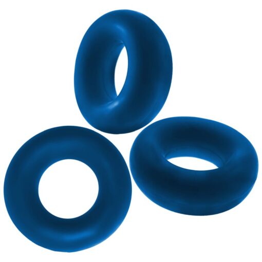 Fat Willy 3 Pc Jumbo Cockrings Space Blue - Image 4