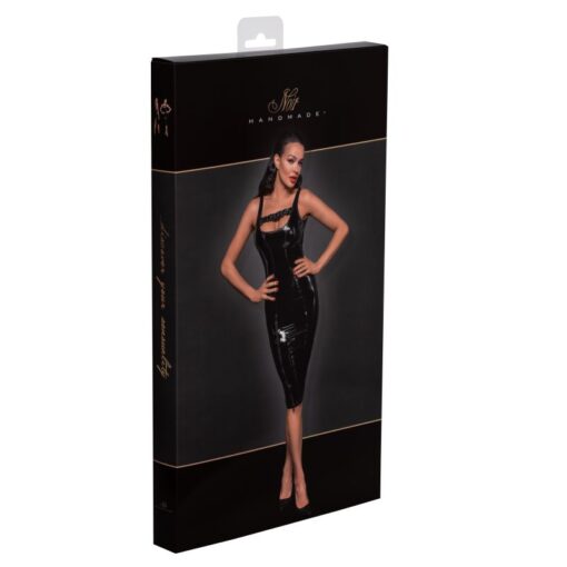 PVC Midi Dress w Front Zipper - Image 6