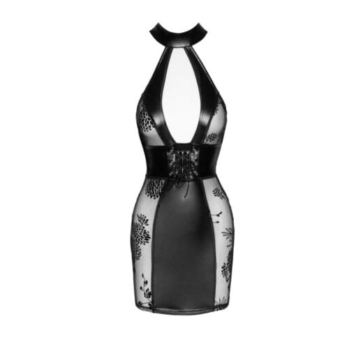 Power Wetlook Short tulle dress w Inserts & Corset Binding - Image 4