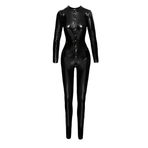 Long Button Up PVC Overall - Image 4