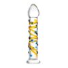 Sexus Glass Dildo Yellow 17.2cm - Image 3