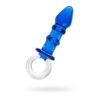 Sexus Glass Butt Plug Navy 16cm