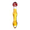 Sexus Glass Dildo Yellow and Red 20.5 cm
