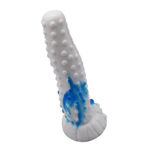 Tiger Dildo Blue/White - Image 3