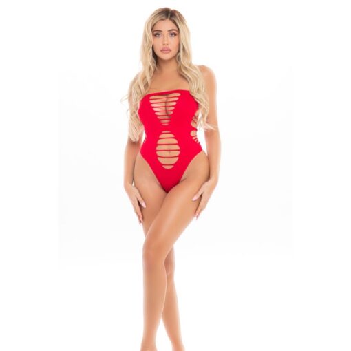 Treat Me Right Seamless Bodysuit Red