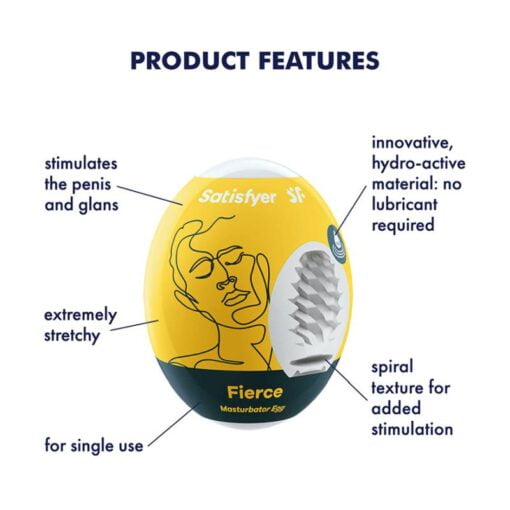 Satisfyer Masturbator Egg Fierce - Image 2