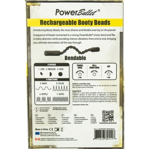 Rechargeable Booty Beads Black - Image 5