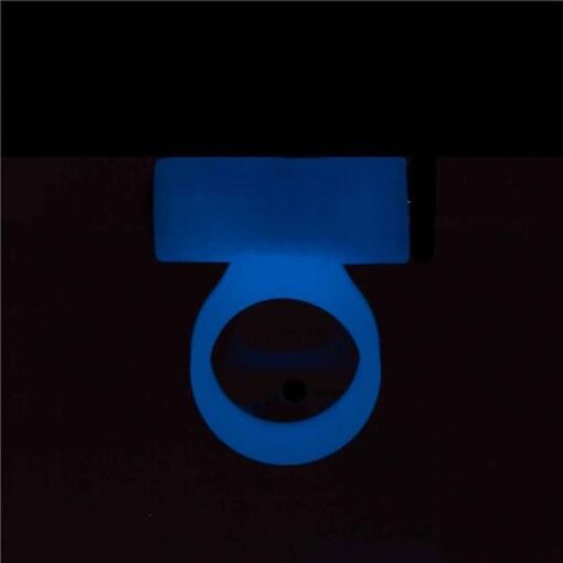 Power Bullet Cosmic Cock Ring w Bullet Glow in the Dark - Image 2