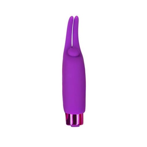 Power Bullet Teasing Tongue  w Rechargeable Bullet Purple - Image 2