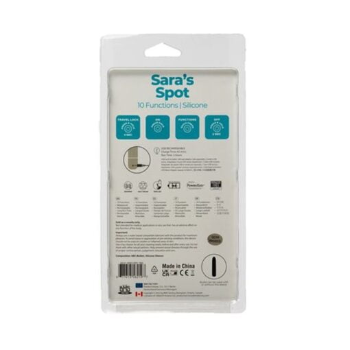 Power Bullet Sara’s Spot Vibrator Teal - Image 5